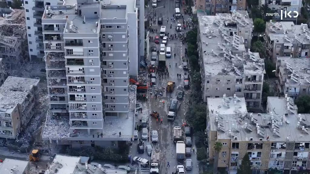 Tel Aviv Iran Missile Strike
