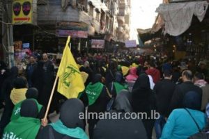 Arbaeen procession in Sayyed Zainab (P) area in Damascus countryside