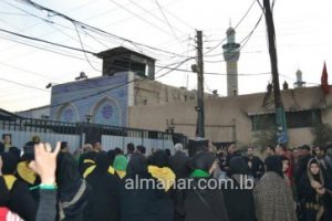 Arbaeen procession in Sayyed Zainab (P) area in Damascus countryside