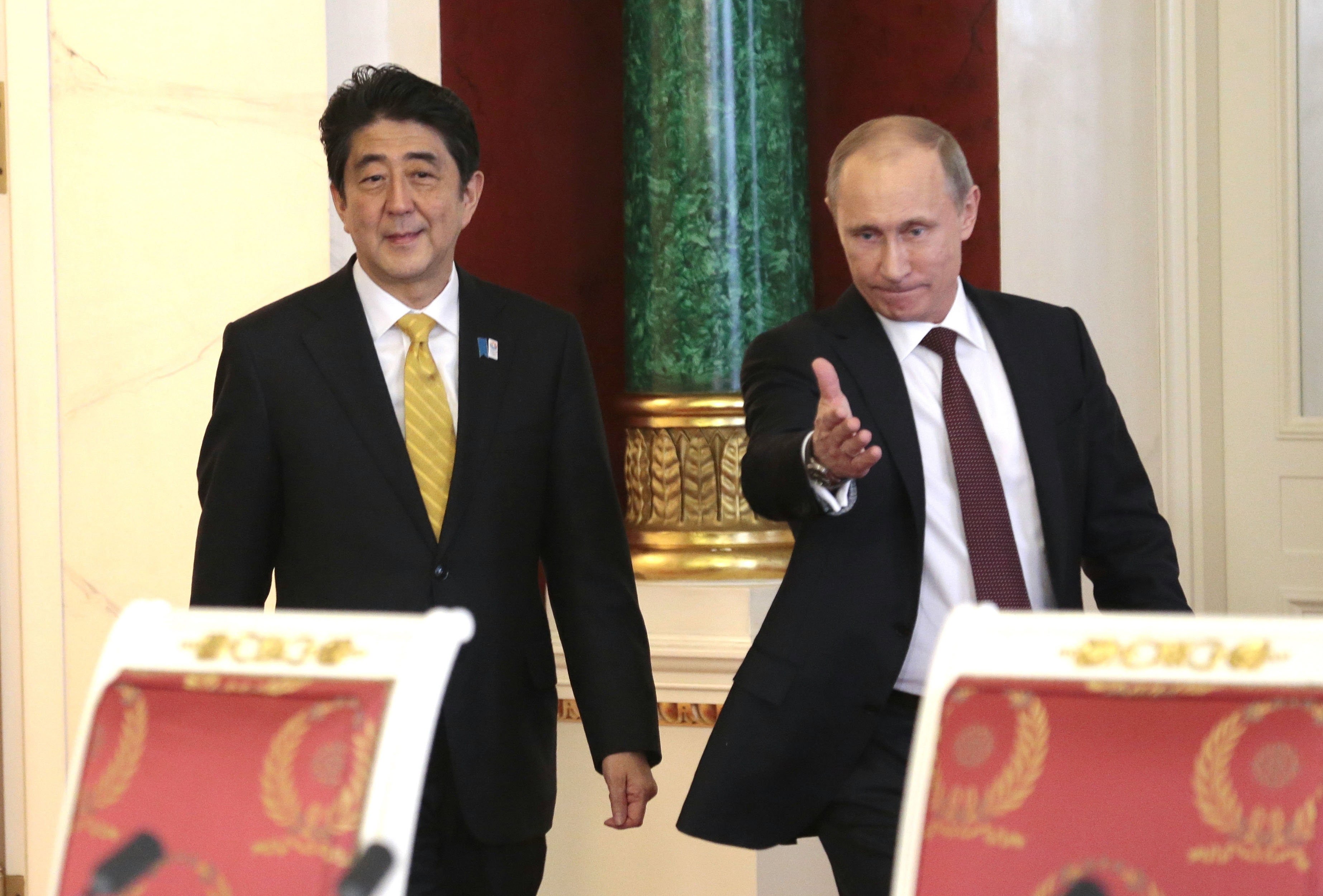 Putin and Abe
