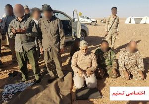 Commander of the Iranian Al-Quds Brigades Major General Qassem Suleimani Praying at the scene