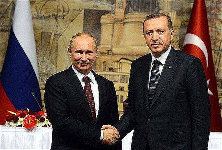 Putin meeting Erdogan