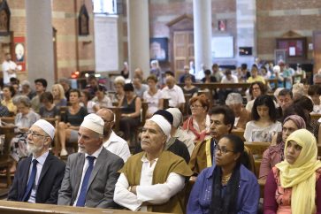 Muslims attended Catholic mass in churches around France on Sunday