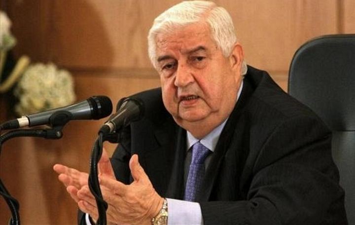 Syrian Foreign Minister Walid Al-Moallem