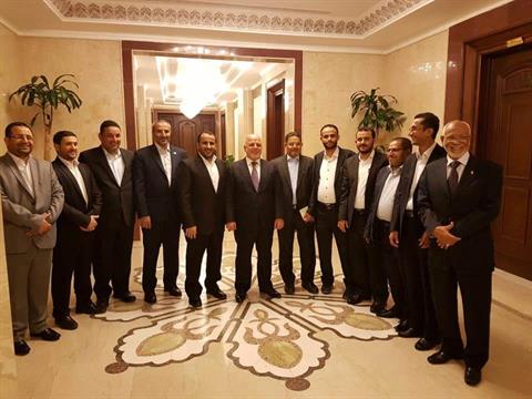 Iraqi PM meets Yemeni National delegation in Baghdad late on Wednesday August 31
