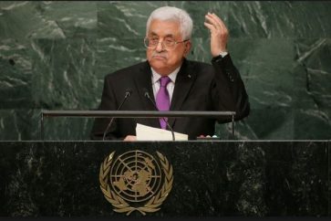 Palestinian President Mahmoud Abbas at UN General Assembly