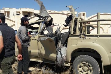 Bomb attack targeted a FSA vehicle