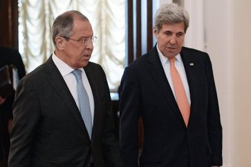 Russian FM, Sergei Lavrov and US Secretary of State, JohnKerry