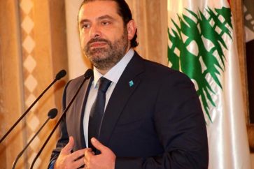 Prime Minister-designate Saad Hariri
