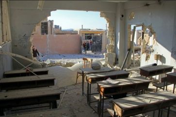 Damaged Idlib School