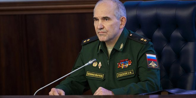 Russian General Staff spokesman Lieutenant General Sergey Rudskoy