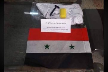 Sacks thrown over eastern Aleppo by Syrian Army