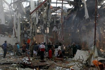 Saudi launched deadly raid in the capital Sanaa in the weekend, killing and injuring nearly 700 people