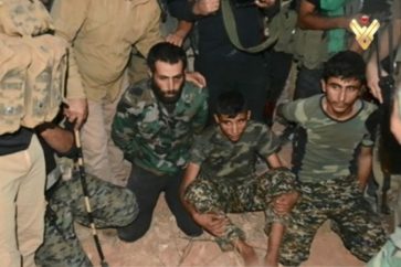 Nusra Terrorists captured by Syrian army and allies
