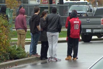 Police in Abbotsford, B.C., were called to Abbotsford Senior Secondary School on Tuesday with reports of an assault in progress.