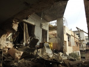 Destruction in Foua