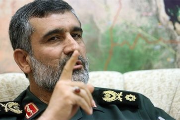Commander of Iran's Islamic Revolution Guards Corps Aerospace Force Brigadier General Amir Ali Hajizadeh
