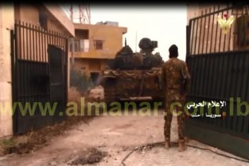Syrian Army Tank Storming Terrorist-held Neighborhood in Eastern Aleppo
