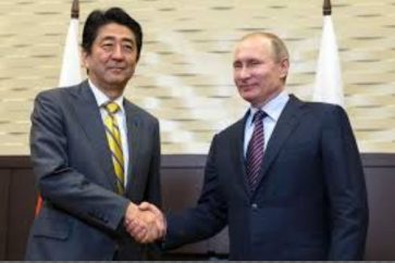 Japanese Prime Minister Shinzo Abe - Russian President Vladimir Putin