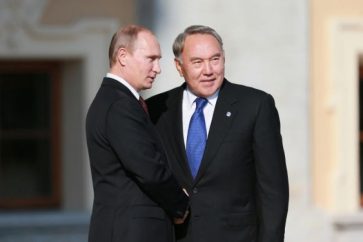 Vladimir Putin Nursultan Nazarbayev