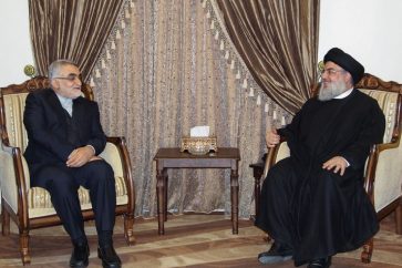 Sayyed Nasrallah receives Iran's Boroujerdi