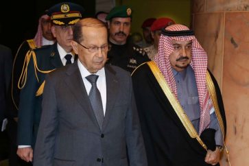 President Aoun arrives in Riyadh