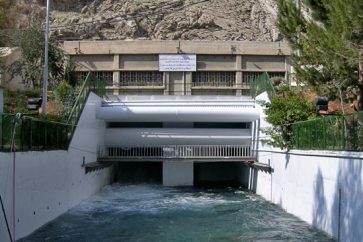 Main water facility in Ain al-Fija (archive)