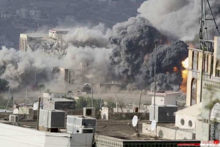 Saudi Air Raid on Sanaa