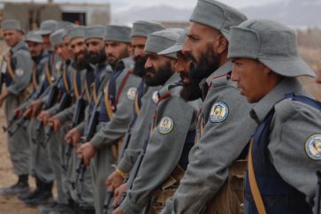 Afghanistan National Police (ANP) recruits (archive)