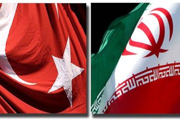 Iran turkey flags