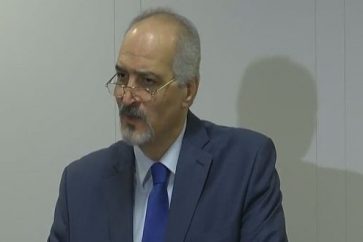 Head of the Syrian government delegation to Geneva, Bashar al-Jaafari