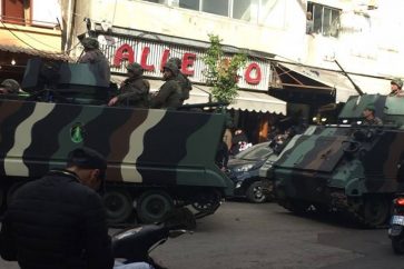 Lebanese Army in Burj Al-Barajneh