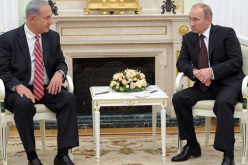 Zionist PM Benjamin Netanyahu - Russian President Vladimir Putin
