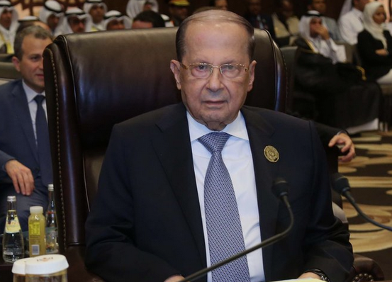 President Michel Aoun at Arab Summit