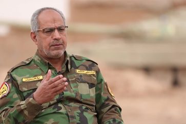 Commander of Hashd Shaabi volunteer forces’ Ali Akbar Battalion, Ali Al-Hamdani