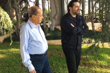 President Michel Aoun and Prime Minister Saad Hariri