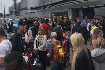 Manchester Airport Terminal Evacuated