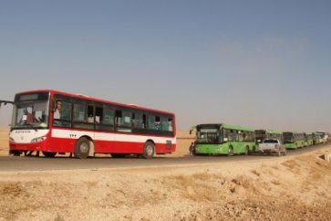 Evacuation buses