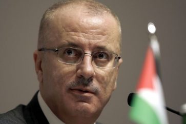 Palestinian prime minister Rami Hamdallah