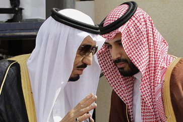 King Salman Bin Abdul Aziz Al Saud and his son, Crown Prince Mohammed bin Salman (photo from archive)
