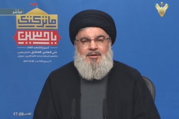 Hezbollah Secretary General Sayyed Hasan Nasrallah on Oct 8, 2017