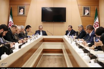 Iranian officials Hamas delegation