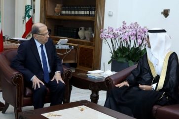 Aoun Saudi charge d'affaires