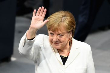 Merkel re-elected