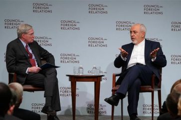 Zarif made the remarks while addressing the Council on Foreign Relations on Monday in New York.