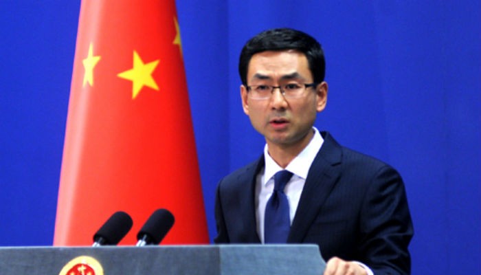 Chinese foreign ministry spokesman Geng Shuang