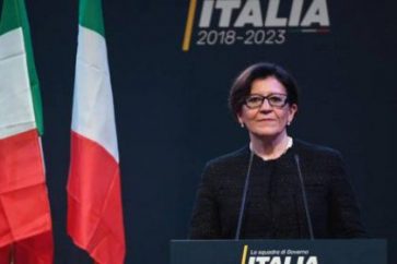 Italian Defense Minister Elisabetta Trenta