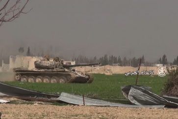 South Syria battle