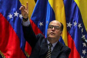 Exiled Venezuelan opposition leader Julio Borges