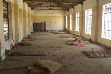 A deserted cell in the public section of Aden Central Prison (Photo by AP)